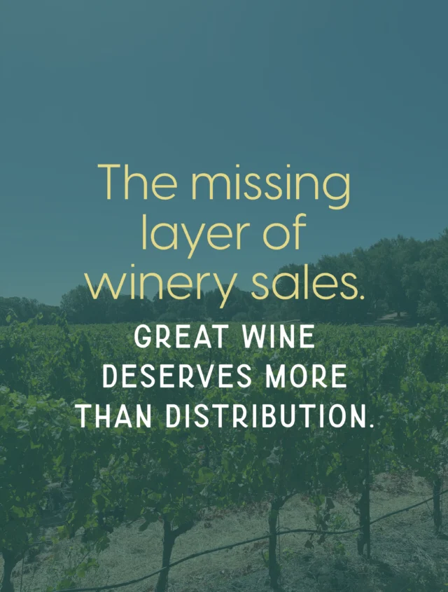 Getting distribution is not the finish line.

For a long time, wineries could enter a market, hand the portfolio to a distributor and expect them to build the brand.

That model doesn’t work anymore.

Distributors are managing increasingly complex portfolios, buyers have more choices than ever and placements without velocity don’t mean much.

That’s where we come in.

In Good Co. works alongside your distributor, not instead of them. We build the strategy, manage the relationships and stay involved in the market to help turn distribution into actual sales.

Sometimes that means opening a new market. Sometimes it means fixing one that has stalled. Sometimes it means getting on a plane, jumping in a distributor rep’s car and spending three days selling wine.

Because great wine deserves more than distribution. It deserves someone paying attention to what happens next.

If your winery is ready to grow but you’re missing that layer between production and distribution, let’s talk.

Wine loves company. So does growth. 🍷
